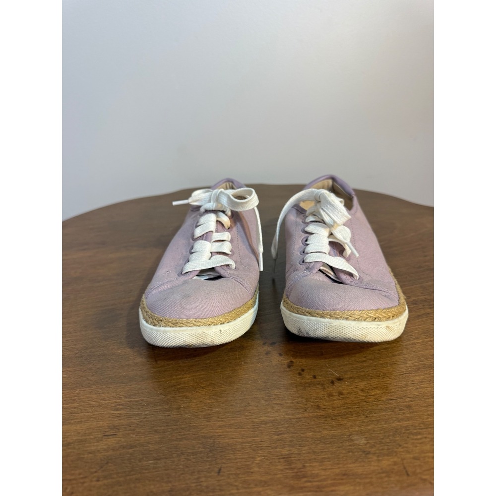 Vionic Hattie Lavender Canvas Lace Up Sneakers Women's Size 8 - Picture 3 of 6
